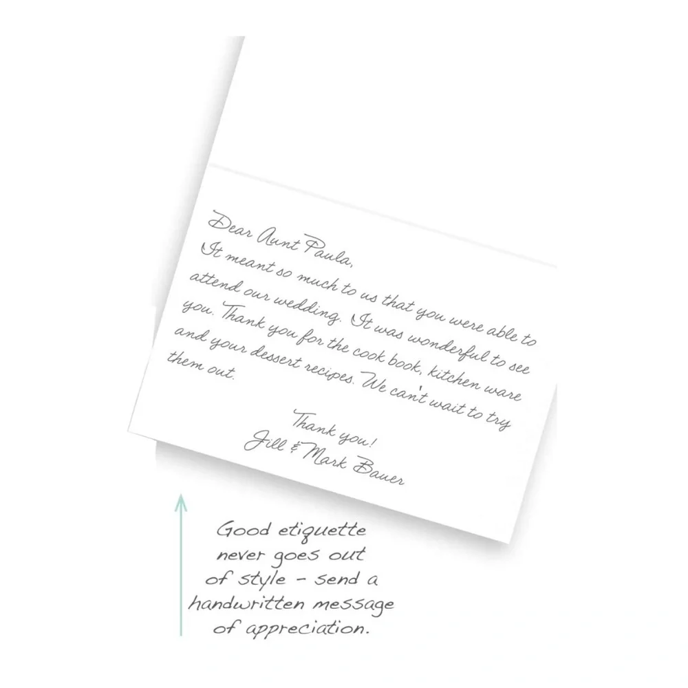 Hortense B. Hewitt Peacock Feather Thank You Notes Aqua Envelopes (36313), 12 ct